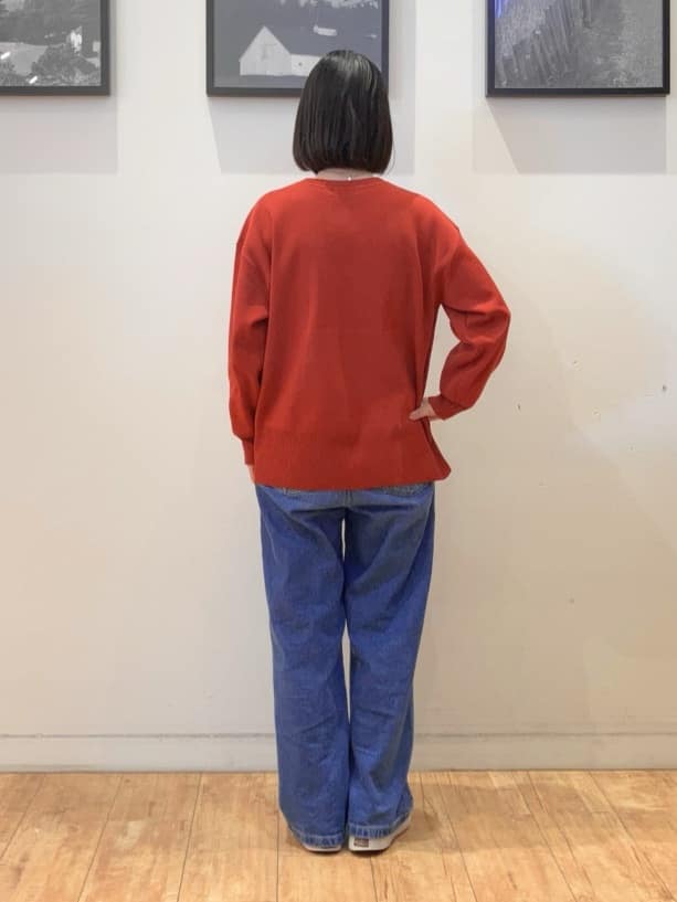 momoharuさんの「SHOO･LA･RUE｜【S-LL/洗える】一枚で簡単こなれ見え スポンディッシュ 裾レイヤード風ニット【CIRCRIC】」を使ったコーディネート