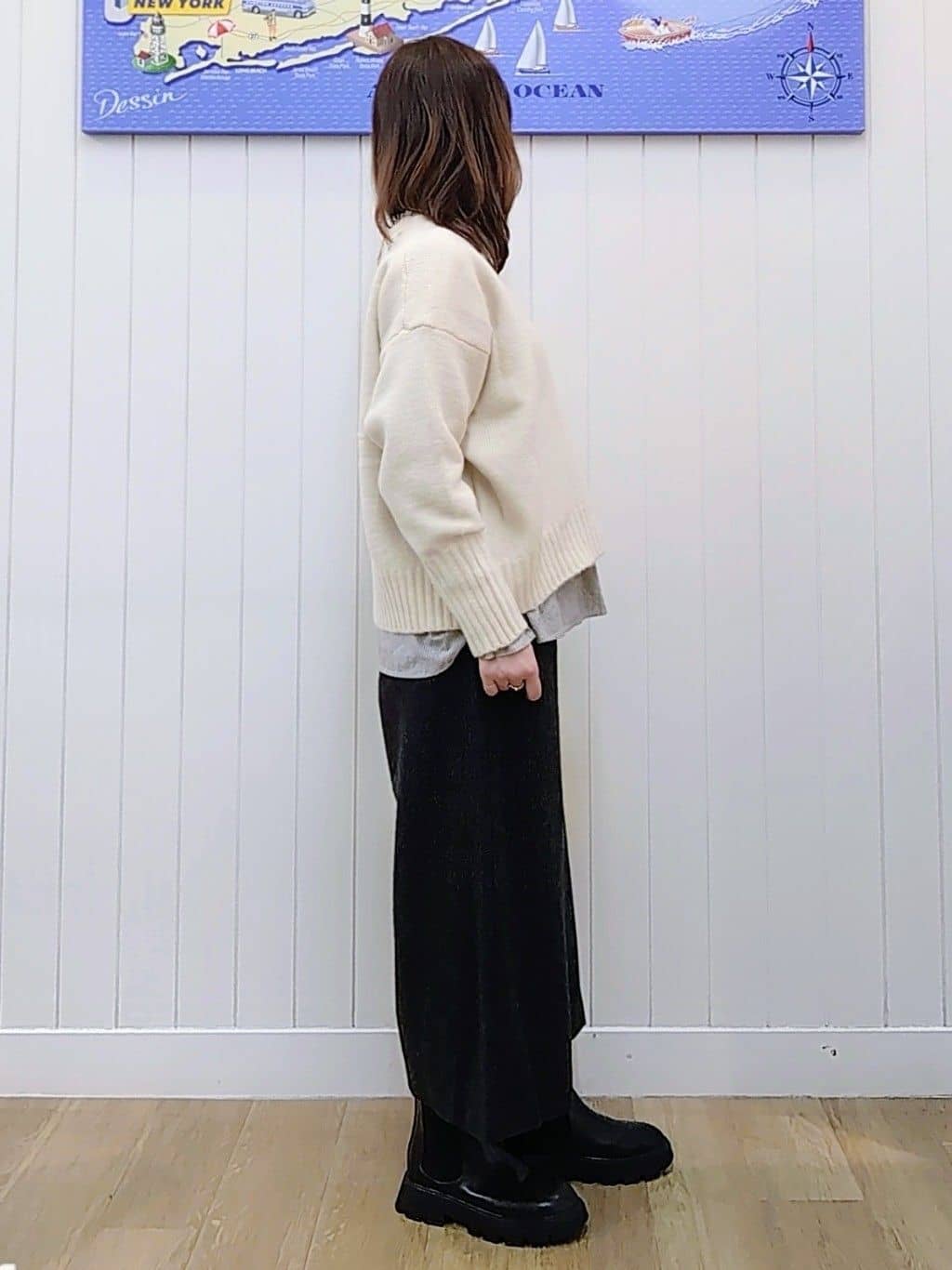 itoさんの「Dessin｜【撥水・2WAY】ミュラーダウンコートミドル丈」を使ったコーディネート