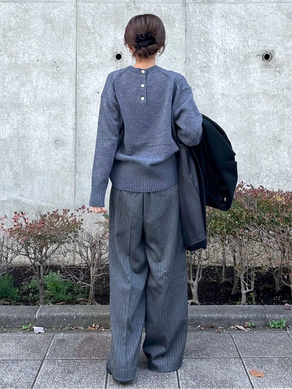 makiさんの「OPAQUE.CLIP｜カシミヤブレンドウールチェスターコート」を使ったコーディネート