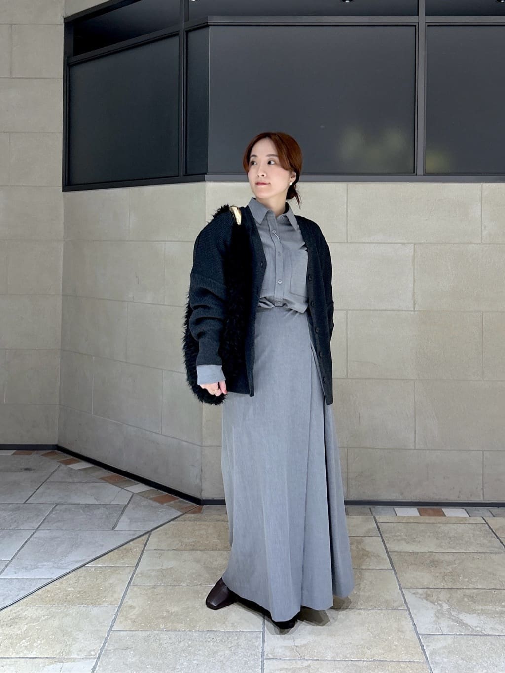 よねさんの「INDIVI｜【再入荷】パネルストレッチショートブーツ」を使ったコーディネート
