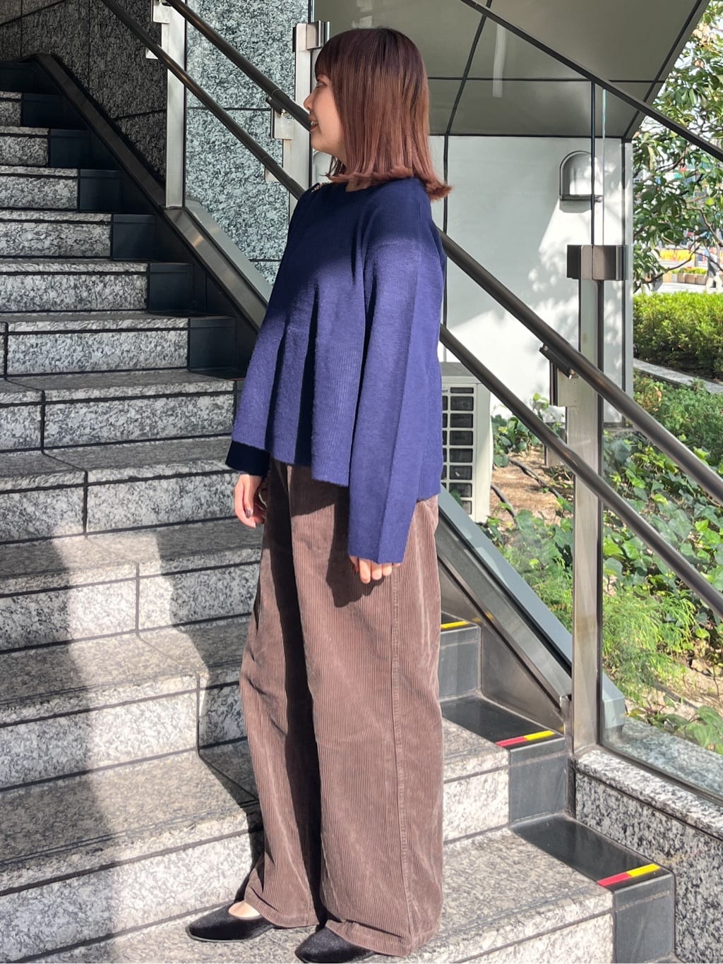 HANNAさんの「OPAQUE.CLIP｜ペプラムニット【洗濯機OK】」を使ったコーディネート