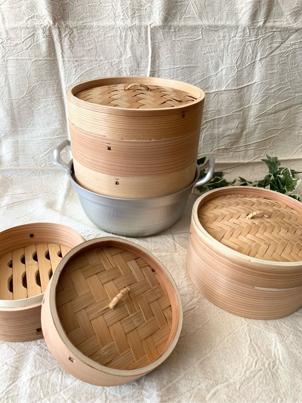 mikachoさんの「212 KITCHEN STORE｜杉中華セイロ 15cm 蓋」を使ったコーディネート