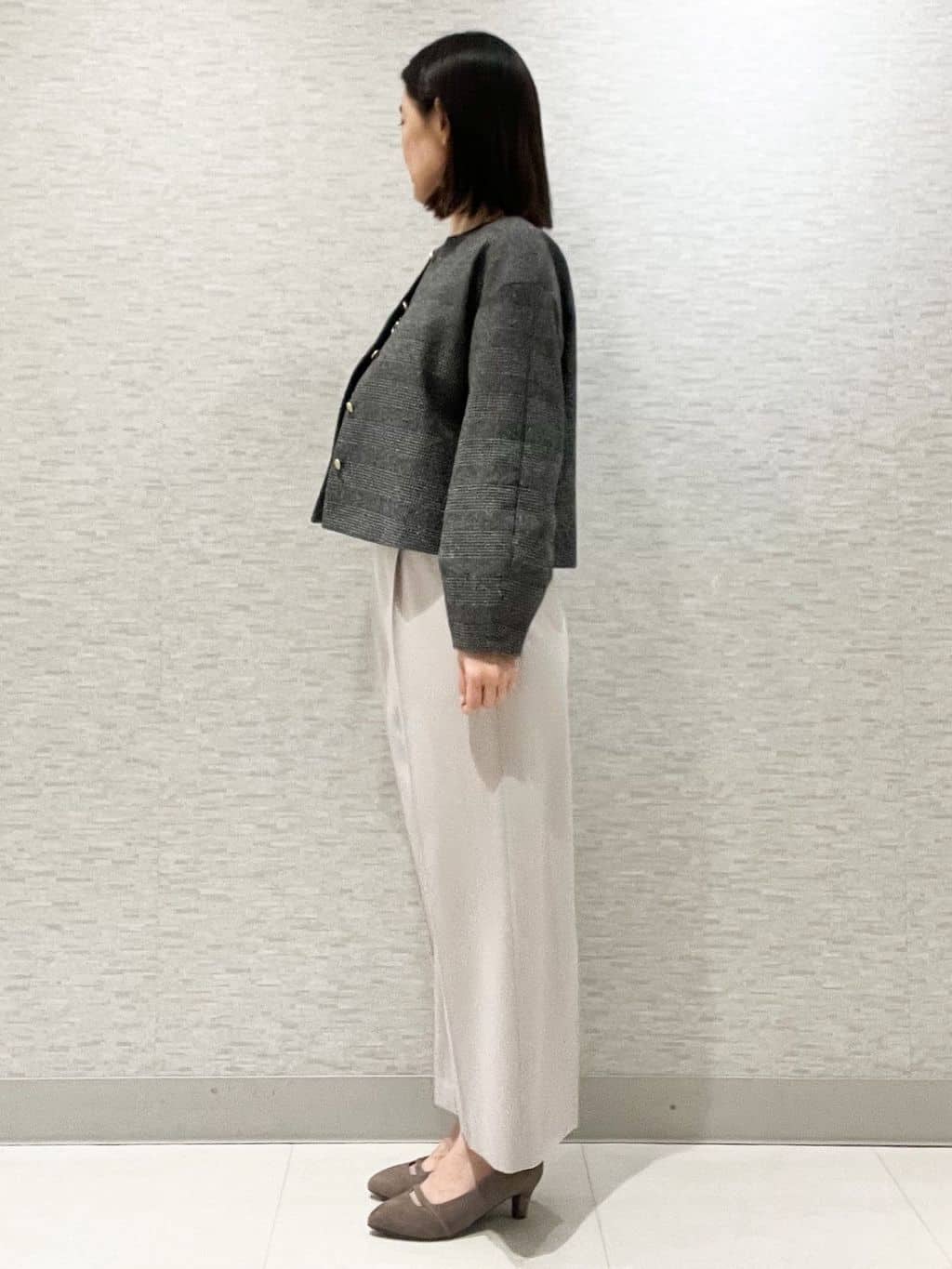 marikoさんの「Reflect｜【着映え◎／アームホールゆったり】グレンチェックジャコット」を使ったコーディネート