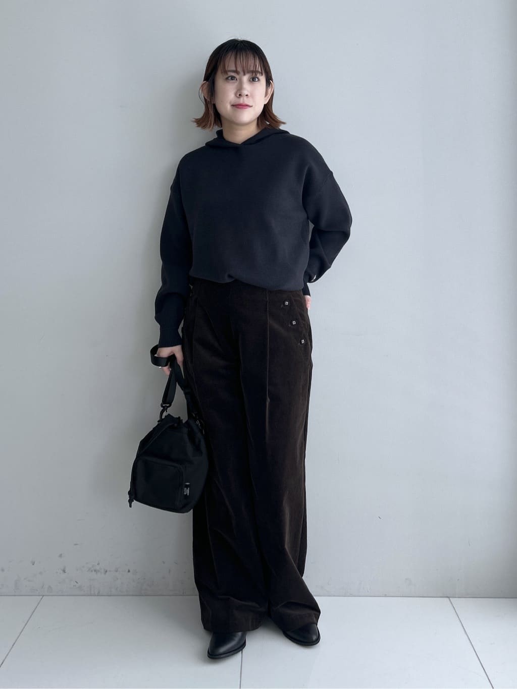 Hirokaさんの「Dessin｜【洗える／体型カバー】ちょうどいいニットパーカ」を使ったコーディネート