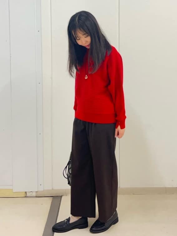 Rihoさんの「Reflect｜【秋映え／ゆったり着られる◎】ドルマンシルエットニット」を使ったコーディネート