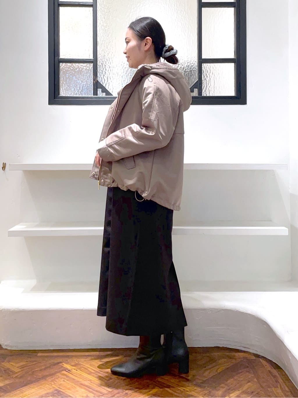 あんりさんの「grove｜【名品アウター/3WAY・はっ水】ボアライナー付マウンテンパーカ」を使ったコーディネート