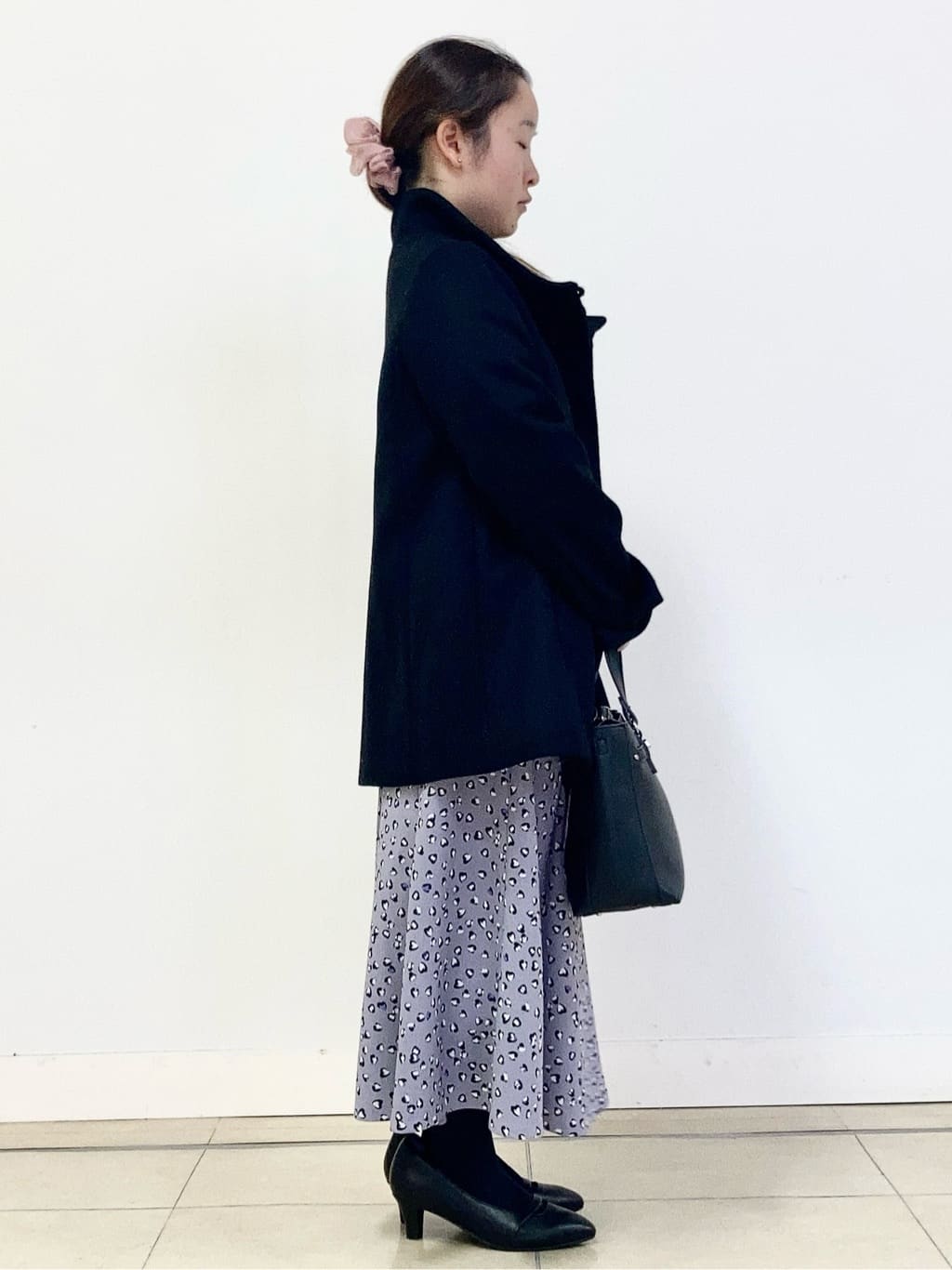 tomominさんの「Reflect｜【SS-4Lサイズ／衿が顔に当たらない◎】スタンドネックミドルコート」を使ったコーディネート