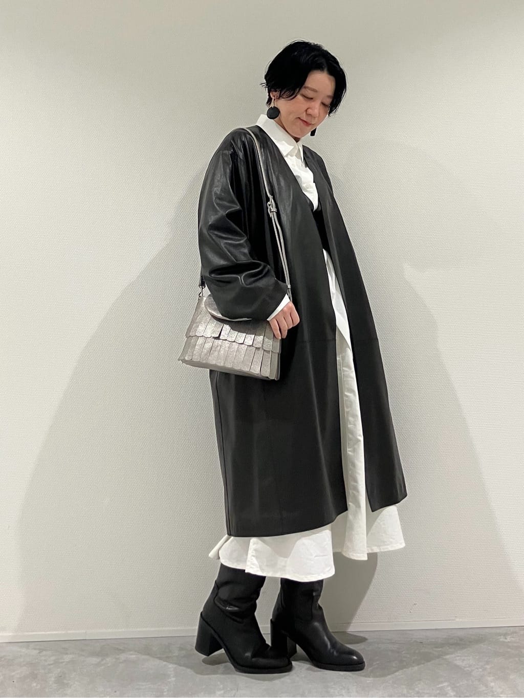 Cさんの「HIROKO HAYASHI｜FRANGIA（フランジャ）ショルダーバッグ」を使ったコーディネート
