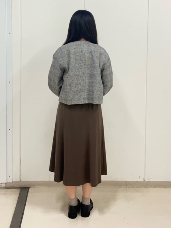Rihoさんの「Reflect｜【着映え◎／アームホールゆったり】グレンチェックジャコット」を使ったコーディネート
