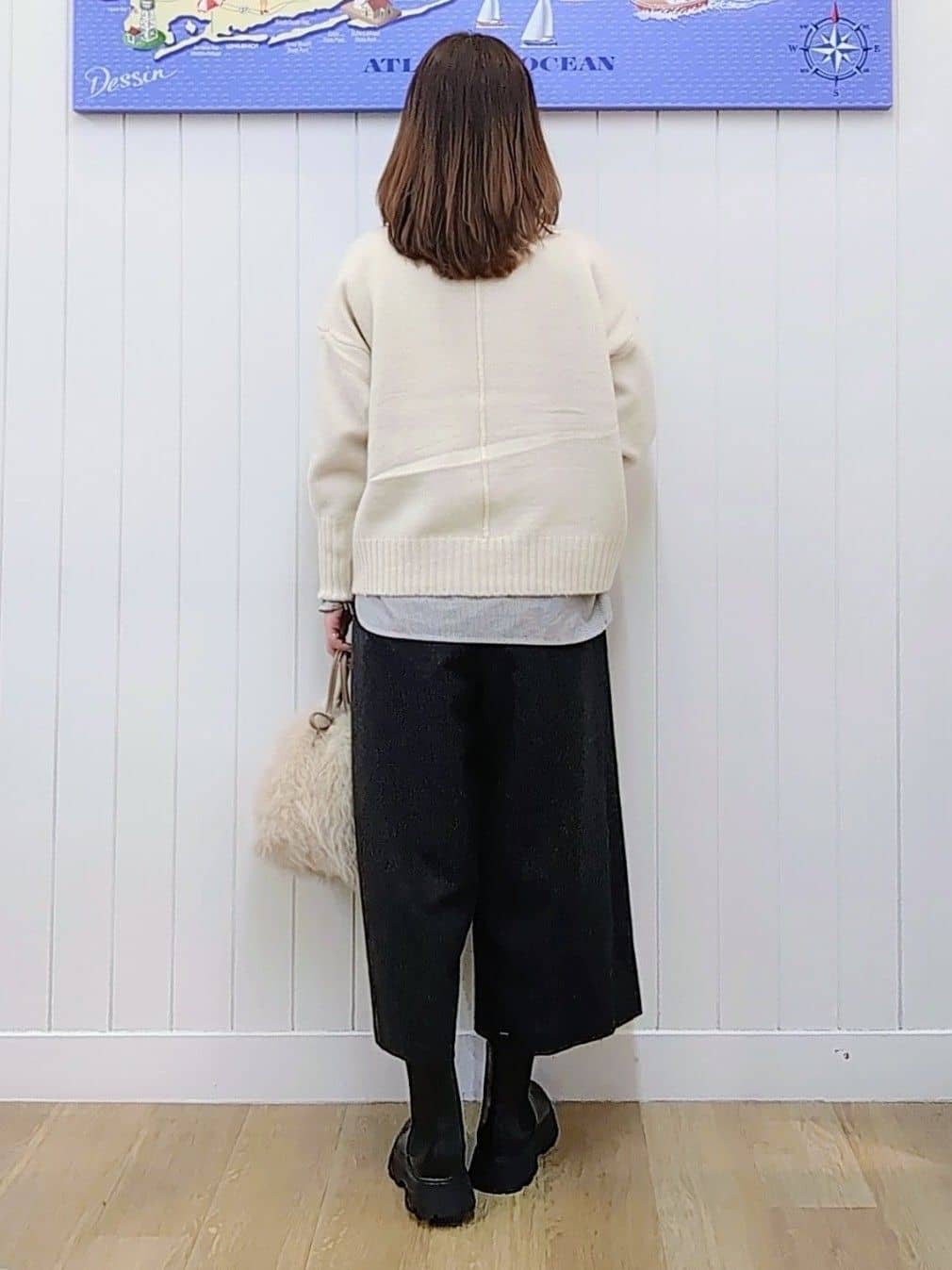 itoさんの「Dessin｜【洗える】クルーネックワイドニット」を使ったコーディネート