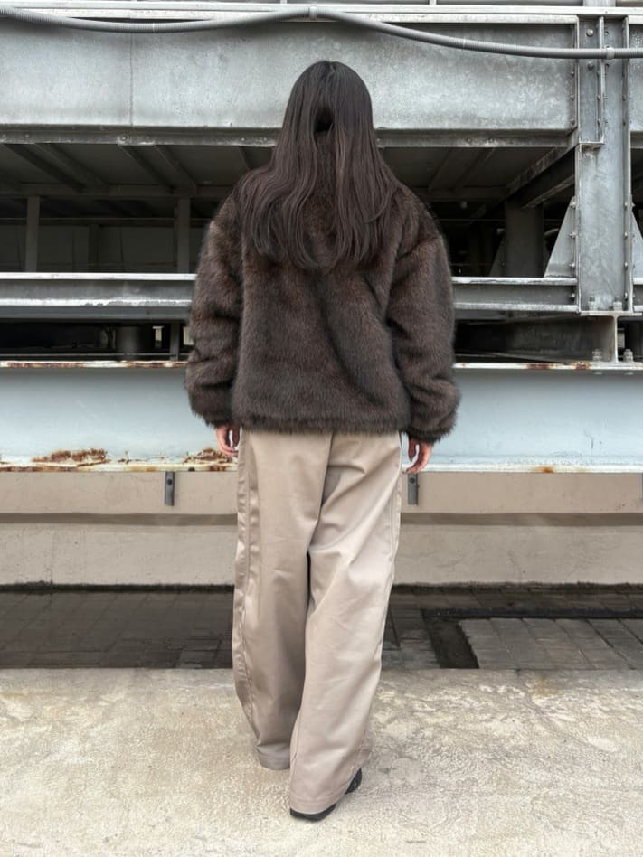 madokaさんの「tk.TAKEO KIKUCHI｜ミックスフェイクファーブルゾン」を使ったコーディネート