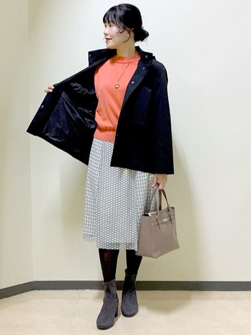  beni_gingerさんの「Reflect｜【すっきり見え／フード取り外し可／通勤におすすめ◎】ライティアウター」を使ったコーディネート