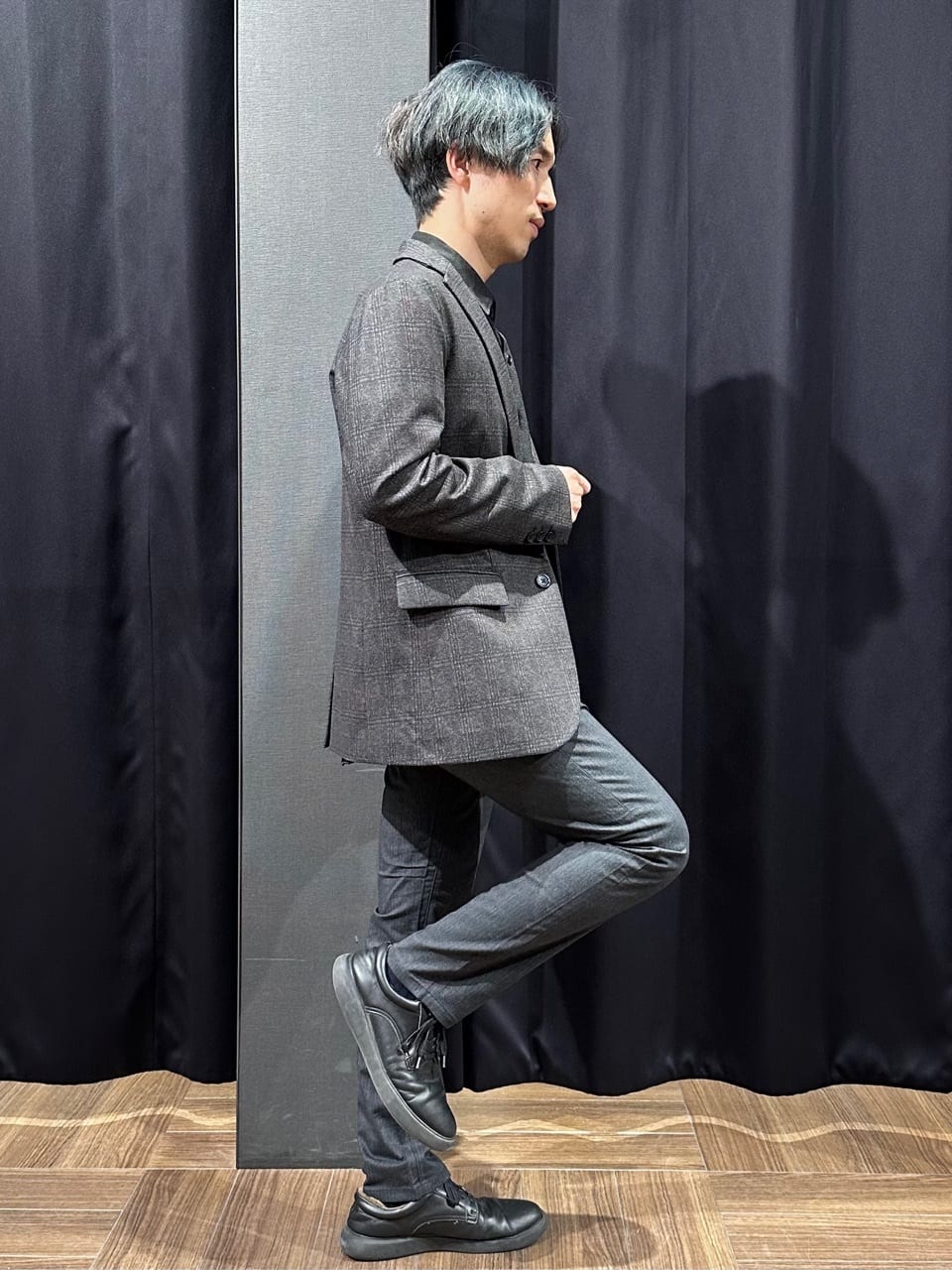 tomoyaさんの「THE SHOP TK｜起毛TRジャージジャケット 【洗濯機OK／ストレッチ／セットアップ可】」を使ったコーディネート