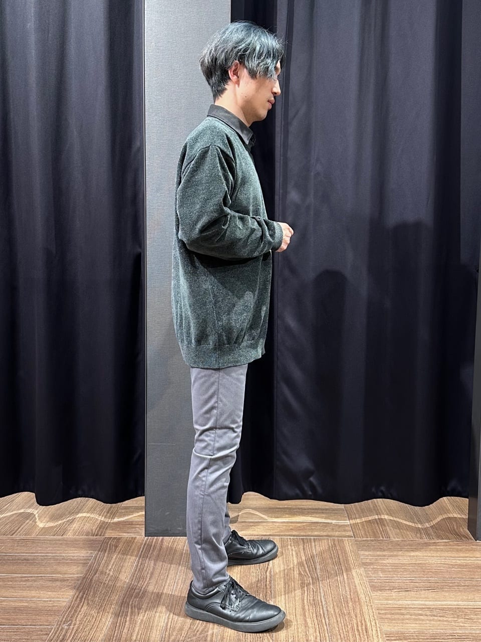 tomoyaさんの「THE SHOP TK｜【触れるたびに心地良い】ライトモールニット　洗濯機OK/ユニセックスでおすすめ！」を使ったコーディネート