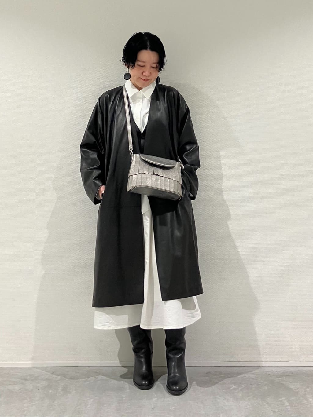 Cさんの「HIROKO HAYASHI｜FRANGIA（フランジャ）ショルダーバッグ」を使ったコーディネート