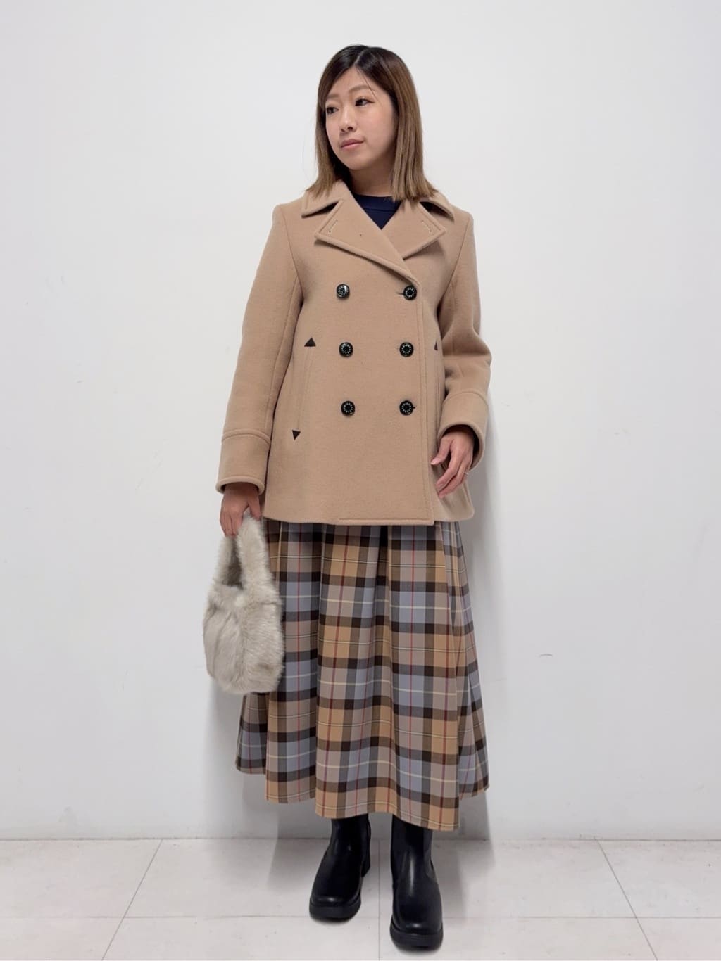 Nishijimaさんの「DRESSTERIOR｜◆アニージャカードニット」を使ったコーディネート