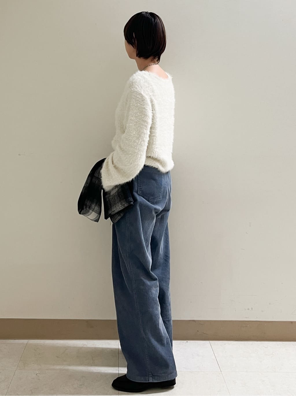 あかねさんの「OPAQUE.CLIP｜ラメシャギーニット【洗濯機OK】」を使ったコーディネート