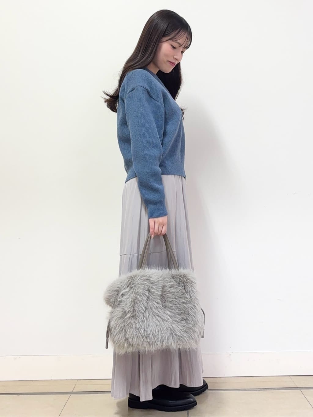 あやかさんの「UNTITLED｜【洗える/1枚で着映え】ソフト裾フレアスカート」を使ったコーディネート