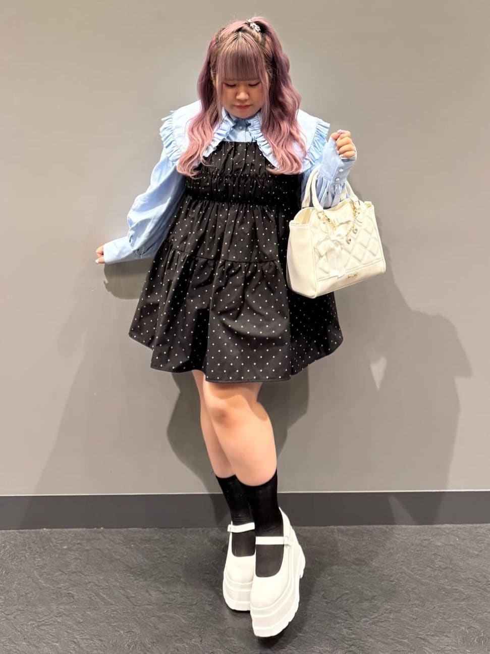 sayakaさんの「ESPERANZA｜Wキルトチャーム付2WAYボストン」を使ったコーディネート