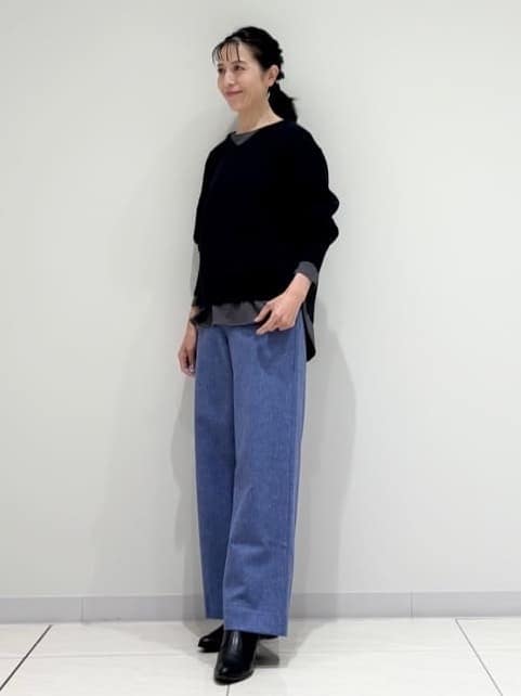 kayoさんの「INDIVI｜【UVケア】プリントフォトロングTシャツ」を使ったコーディネート