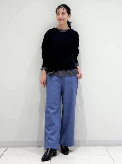 kayoさんの「INDIVI｜【UVケア】プリントフォトロングTシャツ」を使ったコーディネート
