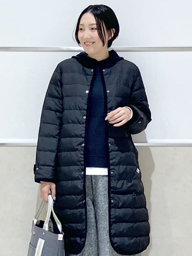 eriko さんの「Dessin｜【撥水・2WAY】ミュラーダウンコートロング丈」を使ったコーディネート