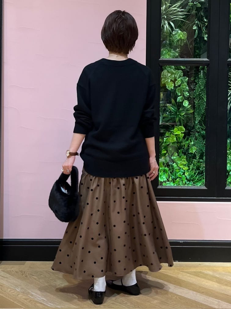 ogataさんの「DRESSTERIOR｜レタードニットカーディガン」を使ったコーディネート