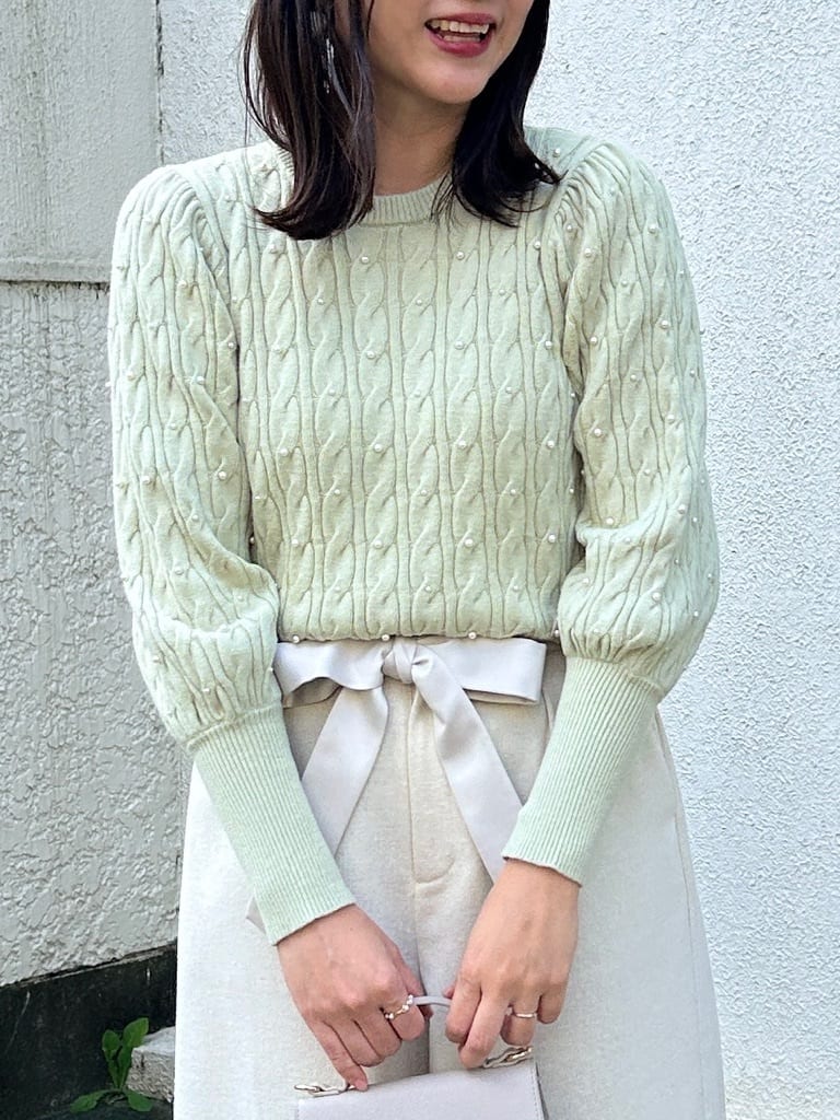 shinoさんの「Couture brooch｜【上品華やか・通勤】ラメツイード ワイドパンツ」を使ったコーディネート