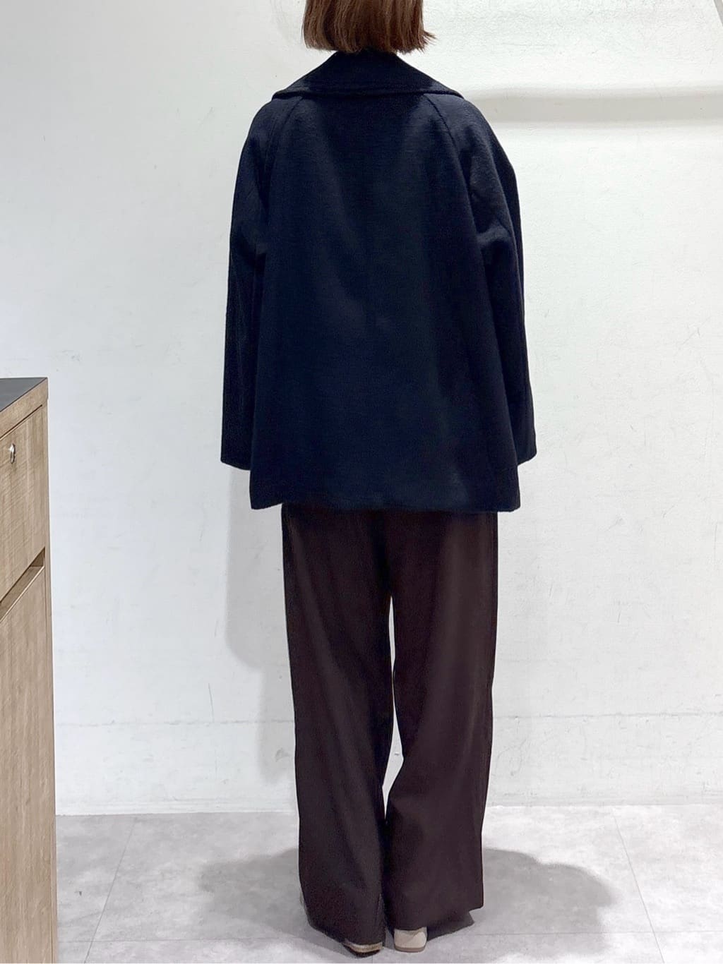 たけねぇさんの「OPAQUE.CLIP｜カシミヤブレンドウールミドルピーコート」を使ったコーディネート