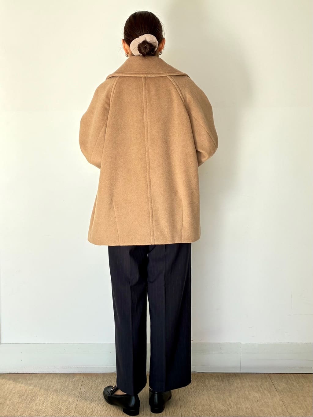 みりんさんの「OPAQUE.CLIP｜カシミヤブレンドウールミドルピーコート」を使ったコーディネート