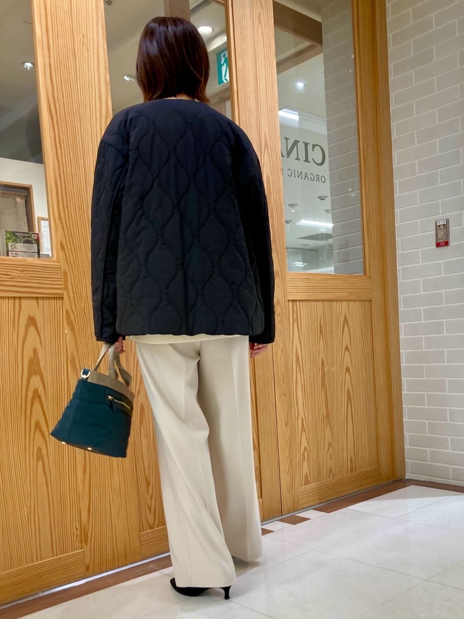 ゆうさんの「UNTITLED｜【重ね着もおすすめ/洗える】ウールカシミヤ クルーネックニット」を使ったコーディネート