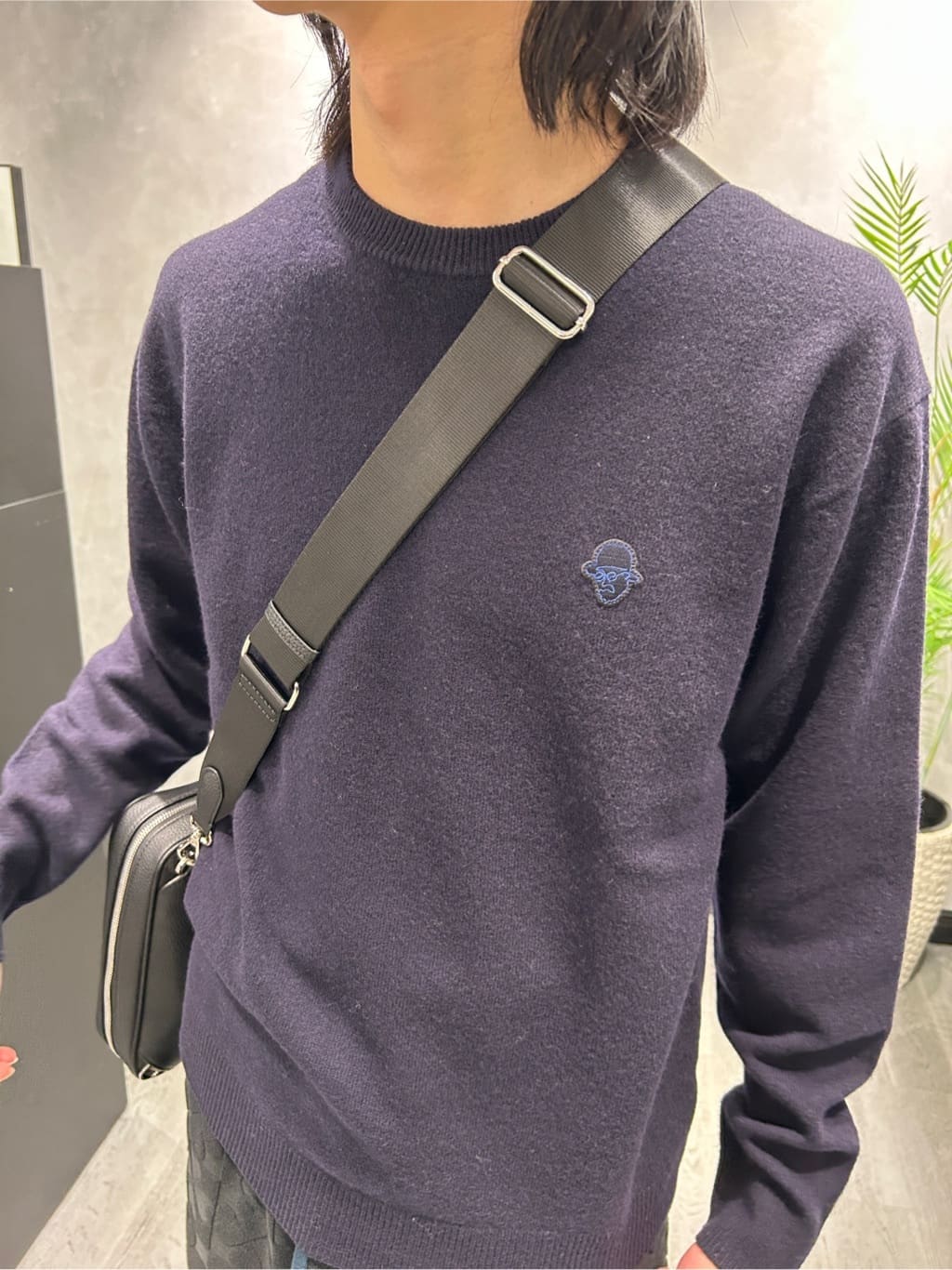 ruiさんの「TAKEO KIKUCHI｜【Air Palette Knit】ワンポイント カラーニット プルオーバー」を使ったコーディネート