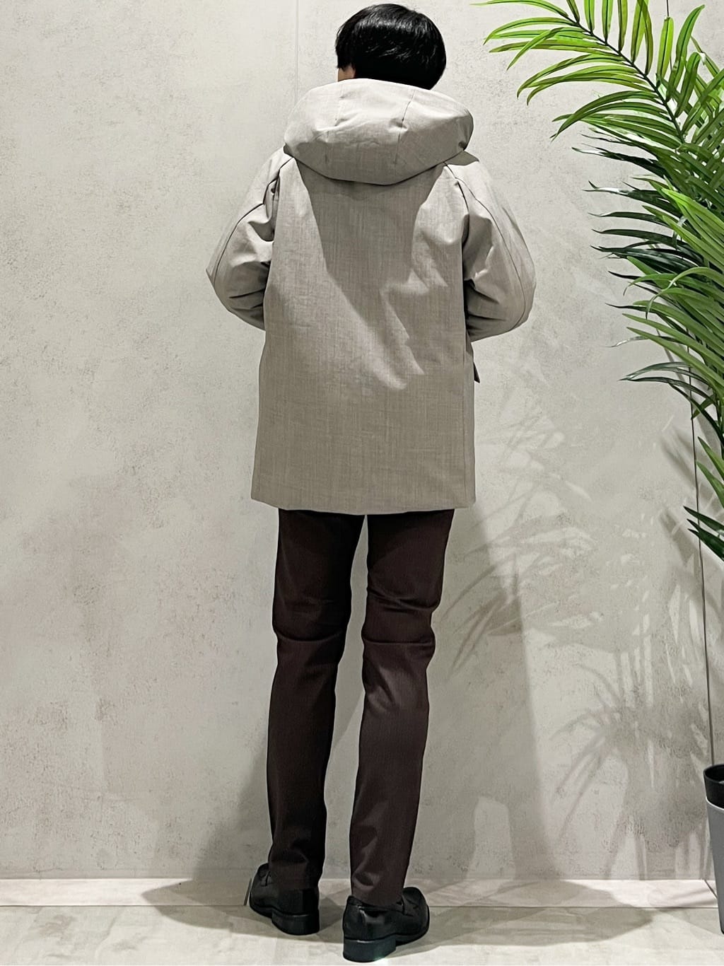 SHI-MAさんの「THE SHOP TK｜【軽くて、暖かい】SORONA／ソロナ 中綿ブルゾン 防風/軽量/洗濯機OK/フード脱着可」を使ったコーディネート