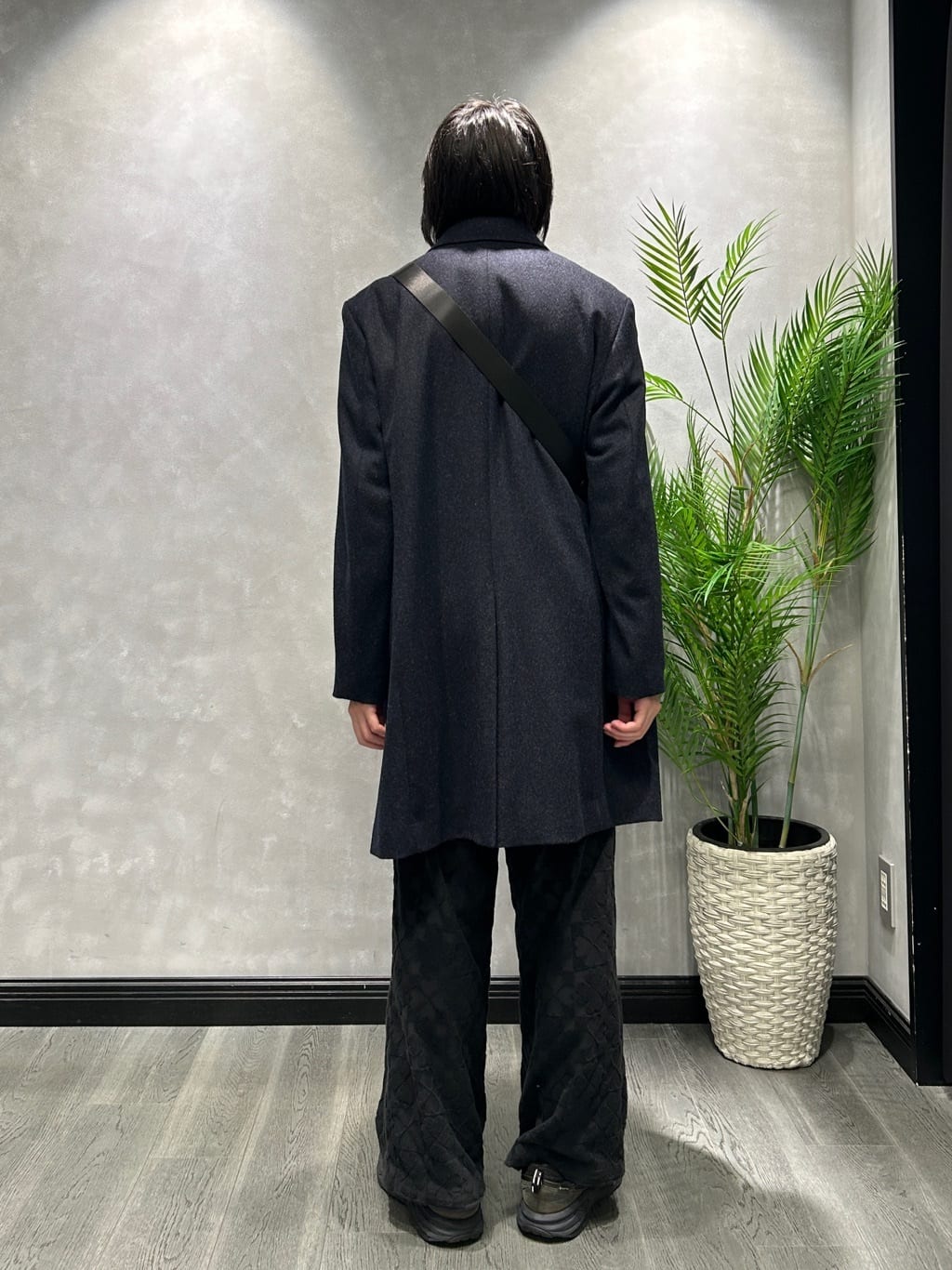 ruiさんの「TAKEO KIKUCHI｜カシミヤブレンド ビーバー調ステンカラーコート」を使ったコーディネート