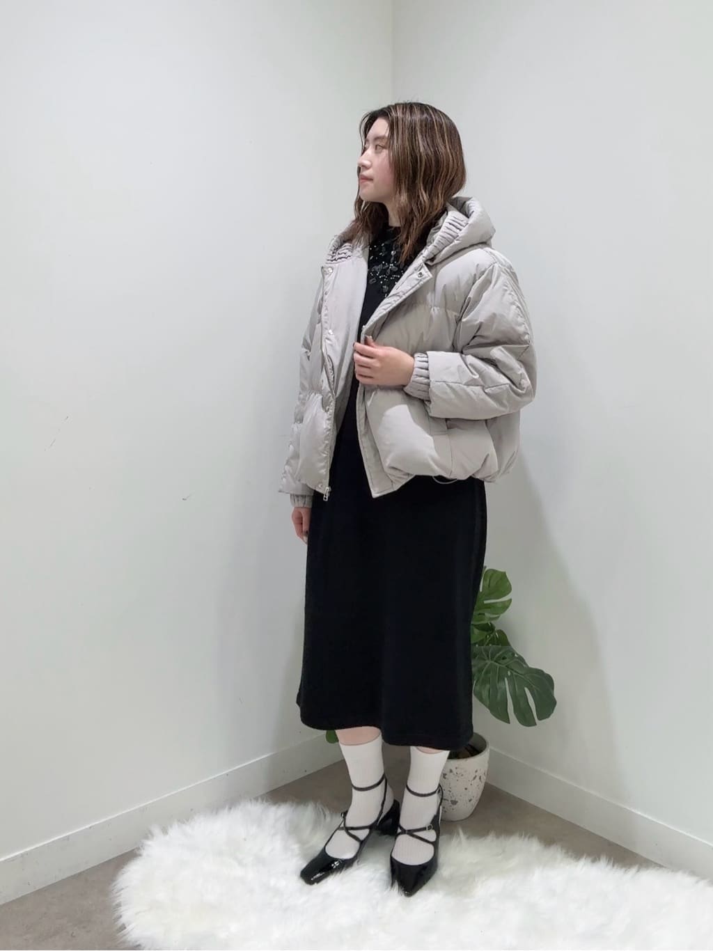 Suma Una本部スタッフさんの「SunaUna｜【プリーツレイヤードピュアダウン】」を使ったコーディネート