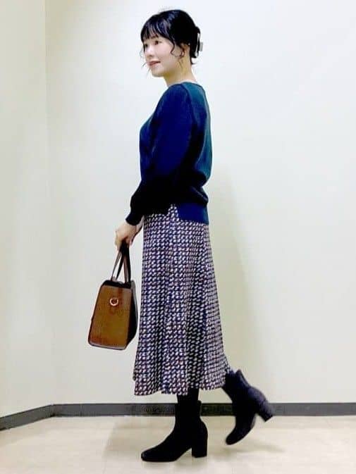  beni_gingerさんの「Reflect｜【SS-4Lサイズ／衿が顔に当たらない◎】スタンドネックミドルコート」を使ったコーディネート