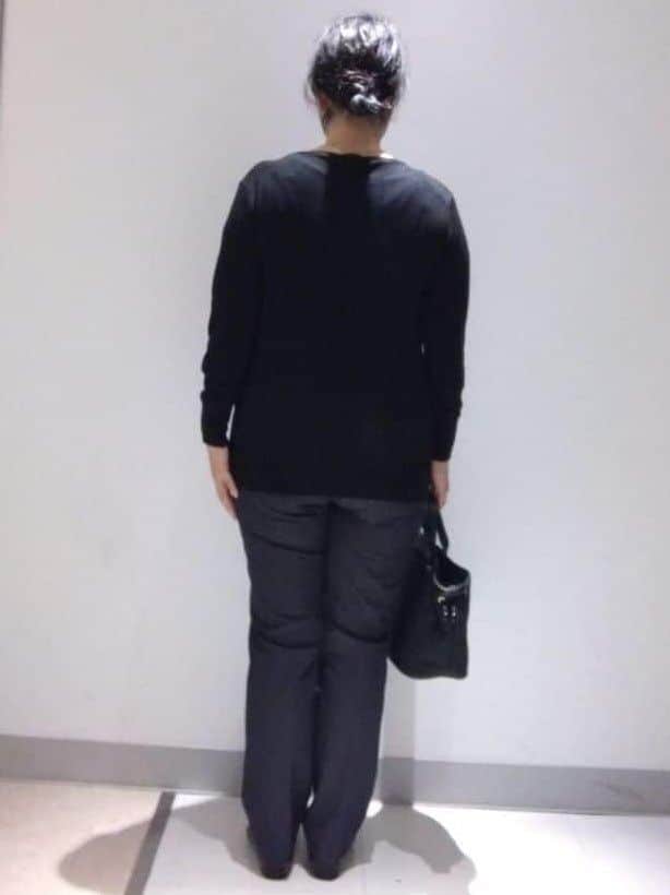 sakoさんの「Reflect｜【ちくちくしない／アンサンブル可／通勤におすすめ◎】オフボディ着流しカーディガン」を使ったコーディネート