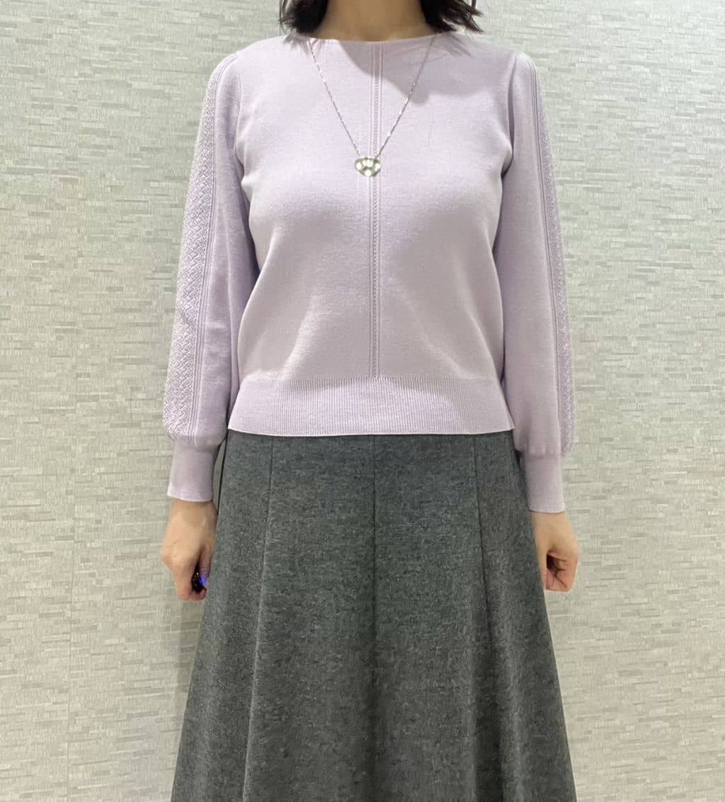 marikoさんの「Reflect｜【SS-4Lサイズ／衿が顔に当たらない◎】スタンドネックミドルコート」を使ったコーディネート
