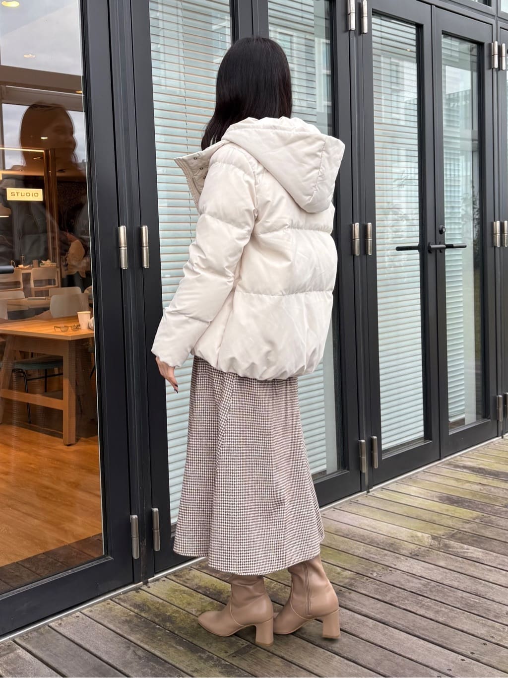 AOIさんの「Couture brooch｜【冬の名品・撥水】愛されダウン」を使ったコーディネート