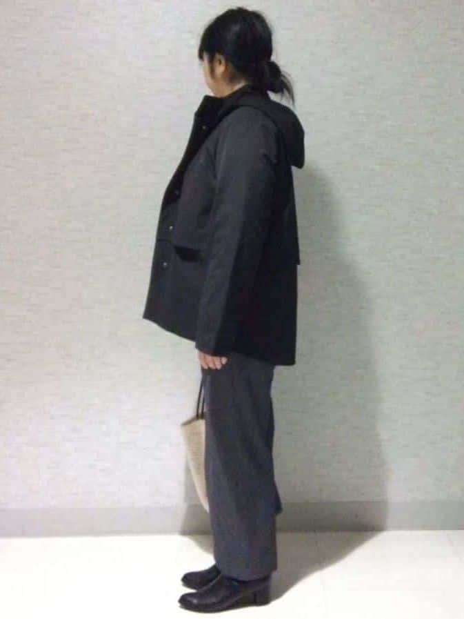 sakoさんの「Reflect｜【すっきり見え／フード取り外し可／通勤におすすめ◎】ライティアウター」を使ったコーディネート