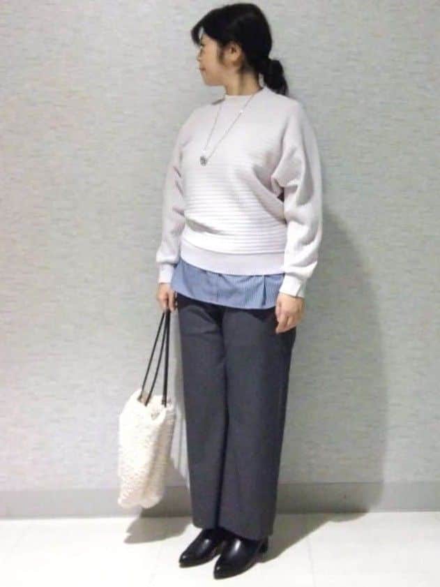 sakoさんの「Reflect｜【秋映え／ゆったり着られる◎】ドルマンシルエットニット」を使ったコーディネート