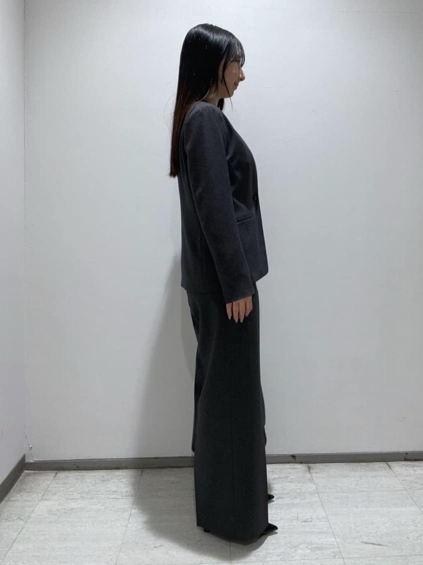 meiさんの「INDIVI｜【通勤／オフィス】タックジョーゼットブラウス」を使ったコーディネート