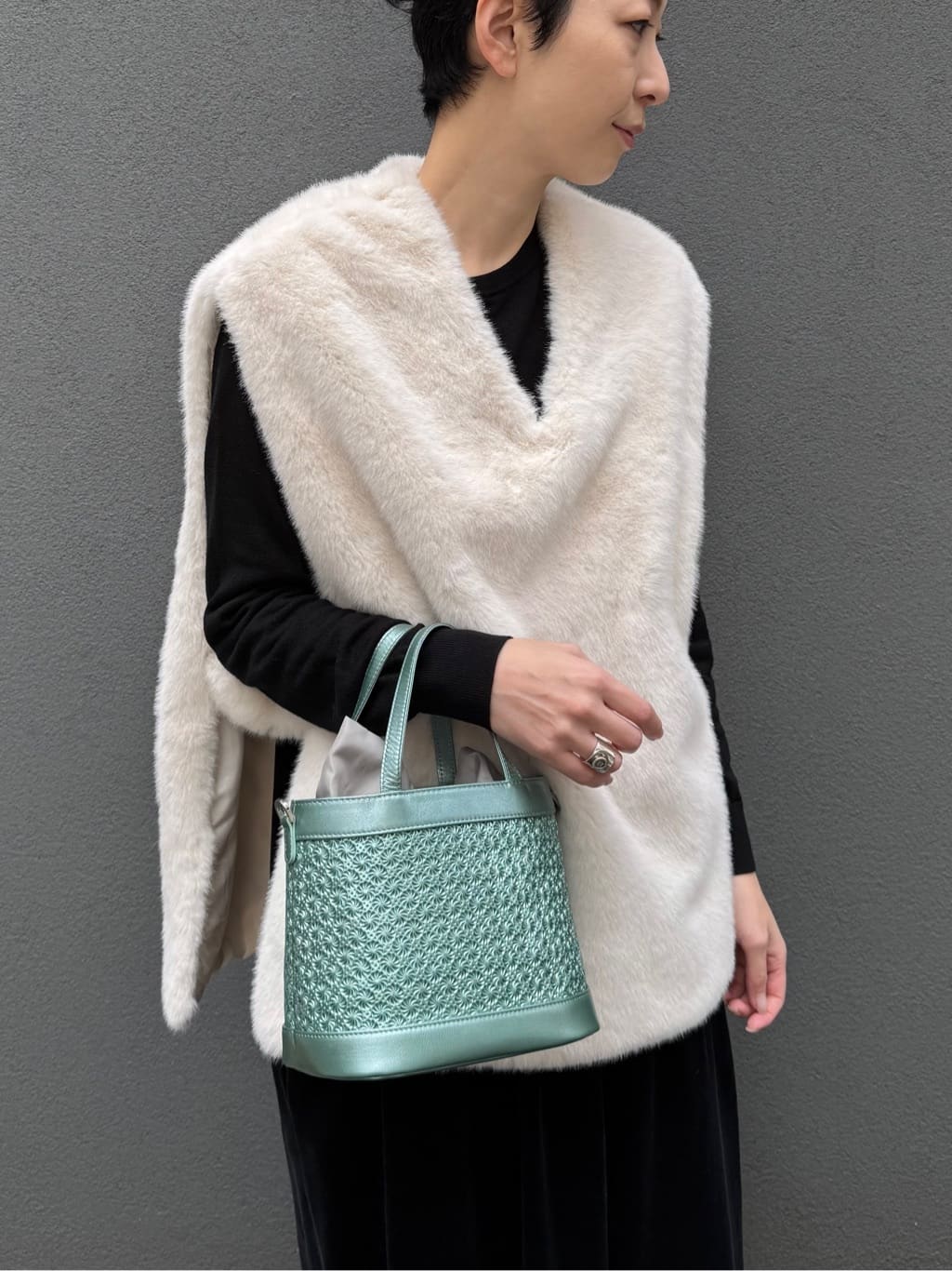 Kさんの「HIROKO HAYASHI｜GIRASOLE PIPERITA（ジラソーレ ピペリータ）2wayショルダーバッグ」を使ったコーディネート
