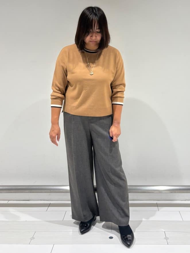 SAEさんの「Reflect｜【単品使いOK◎／セットアップ可】リラクシーメランジワイドパンツ」を使ったコーディネート