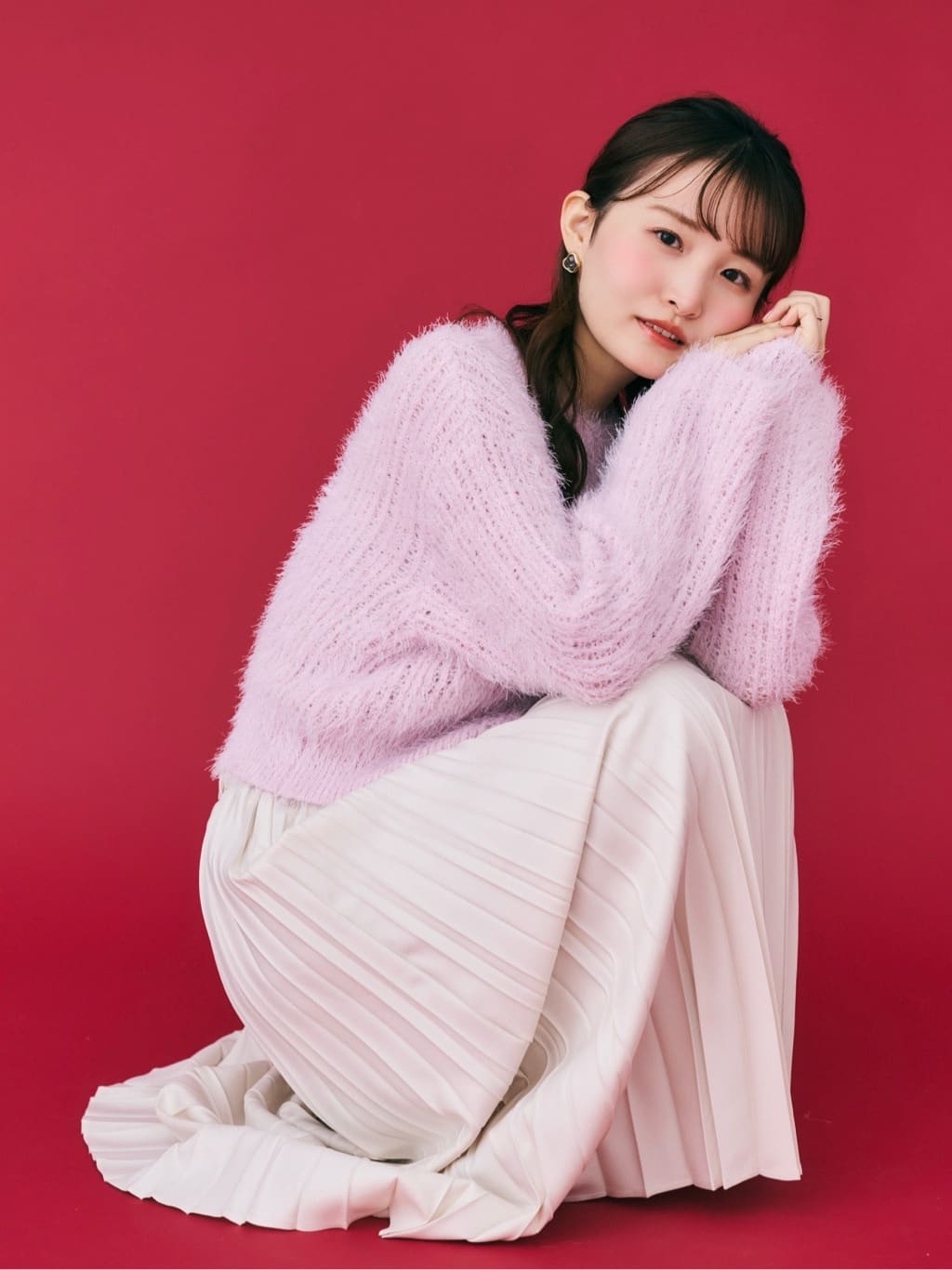 みさかさんの「index｜プリーツスカート【洗濯機OK】」を使ったコーディネート