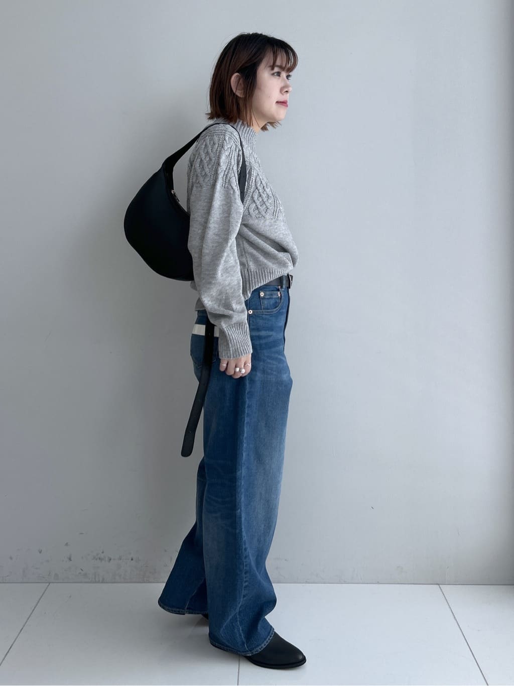Hirokaさんの「Dessin｜【洗える】デニムカーブパンツ」を使ったコーディネート