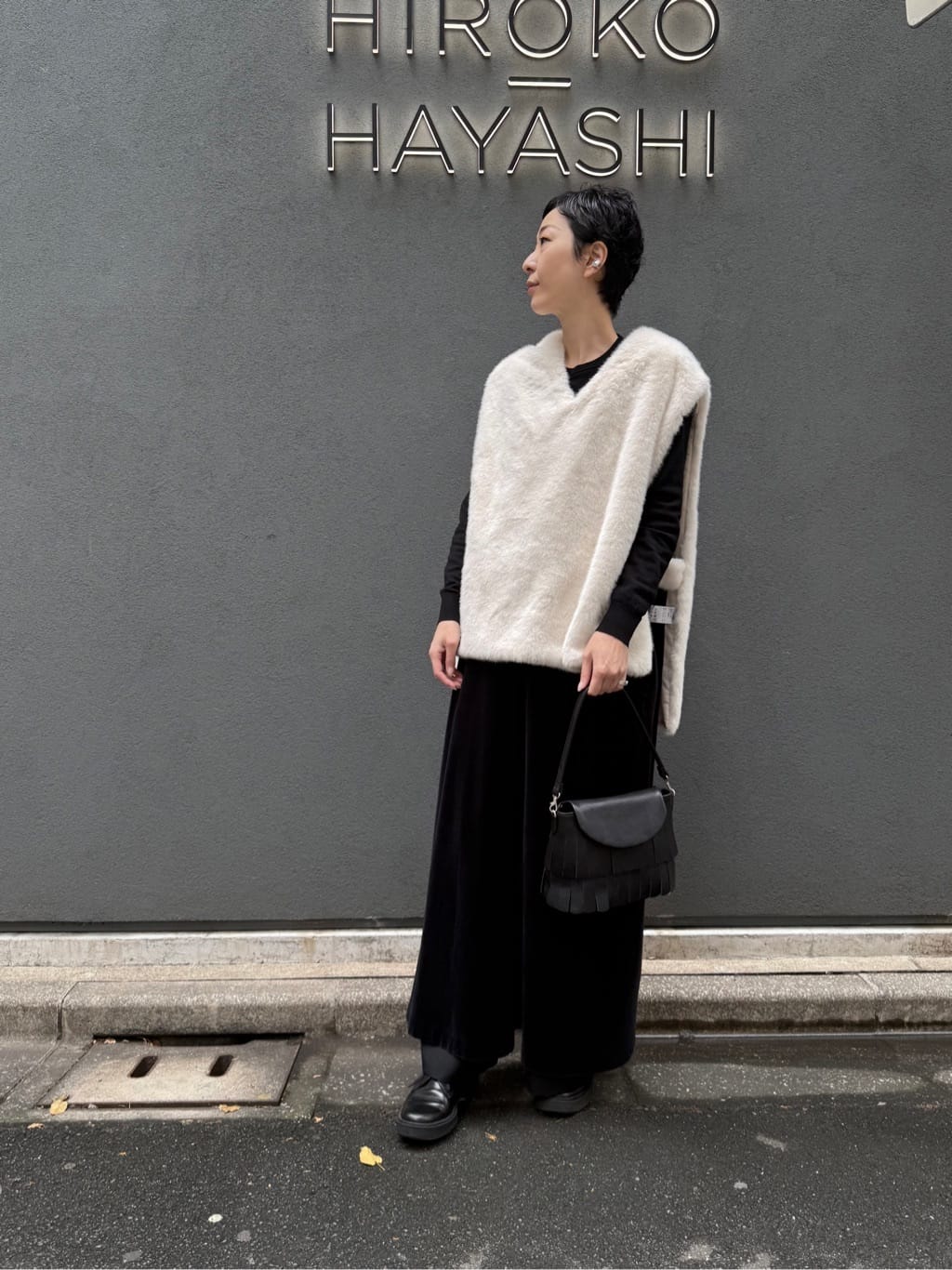 Kさんの「HIROKO HAYASHI｜FRANGIA（フランジャ）ショルダーバッグ」を使ったコーディネート