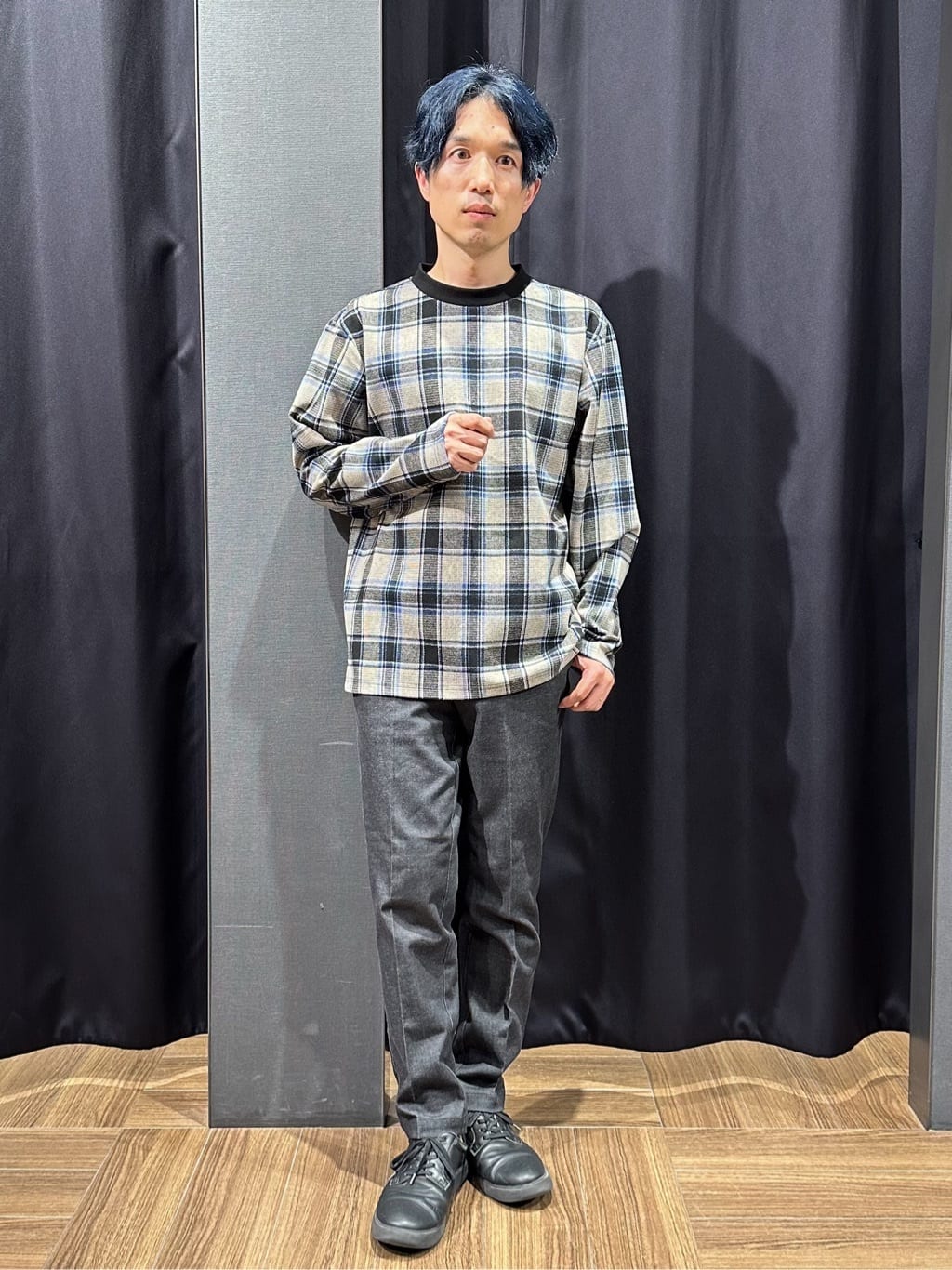 tomoyaさんの「THE SHOP TK｜ホームスパンジャージジャケット【セットアップ可/洗濯機OK】」を使ったコーディネート