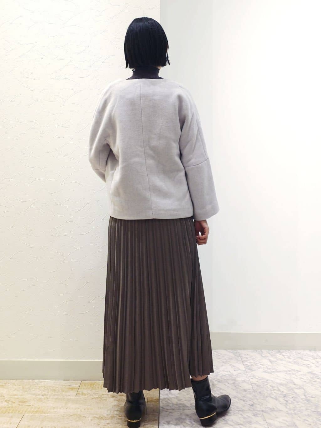 ケイさんの「grove｜【ウール混】軽やかに羽織れるショートコート」を使ったコーディネート