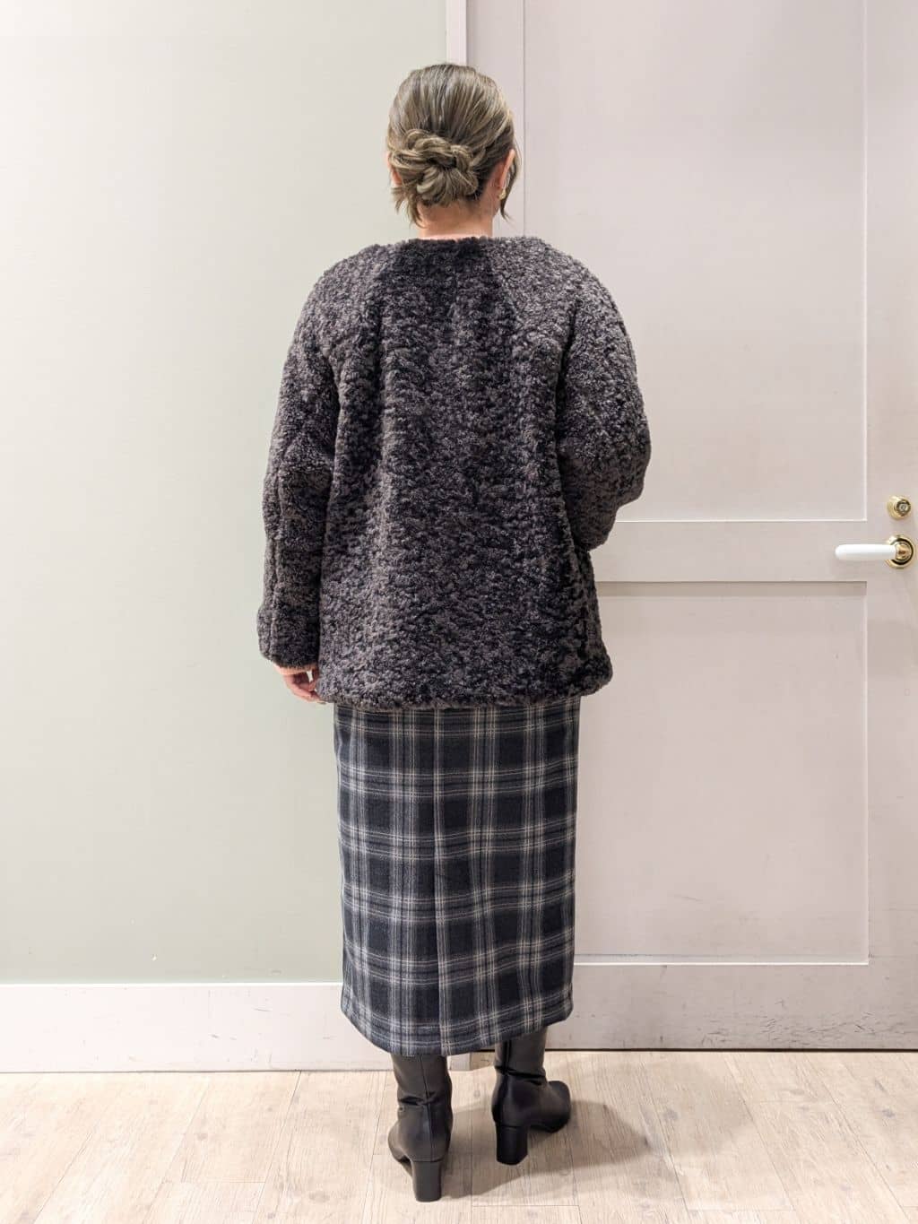 kuwawaさんの「grove｜最終お値下げ！！【名品アウター/3WAY・はっ水】ボアライナー付きモッズコート」を使ったコーディネート